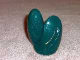 Lazybones shaker glazed forest green